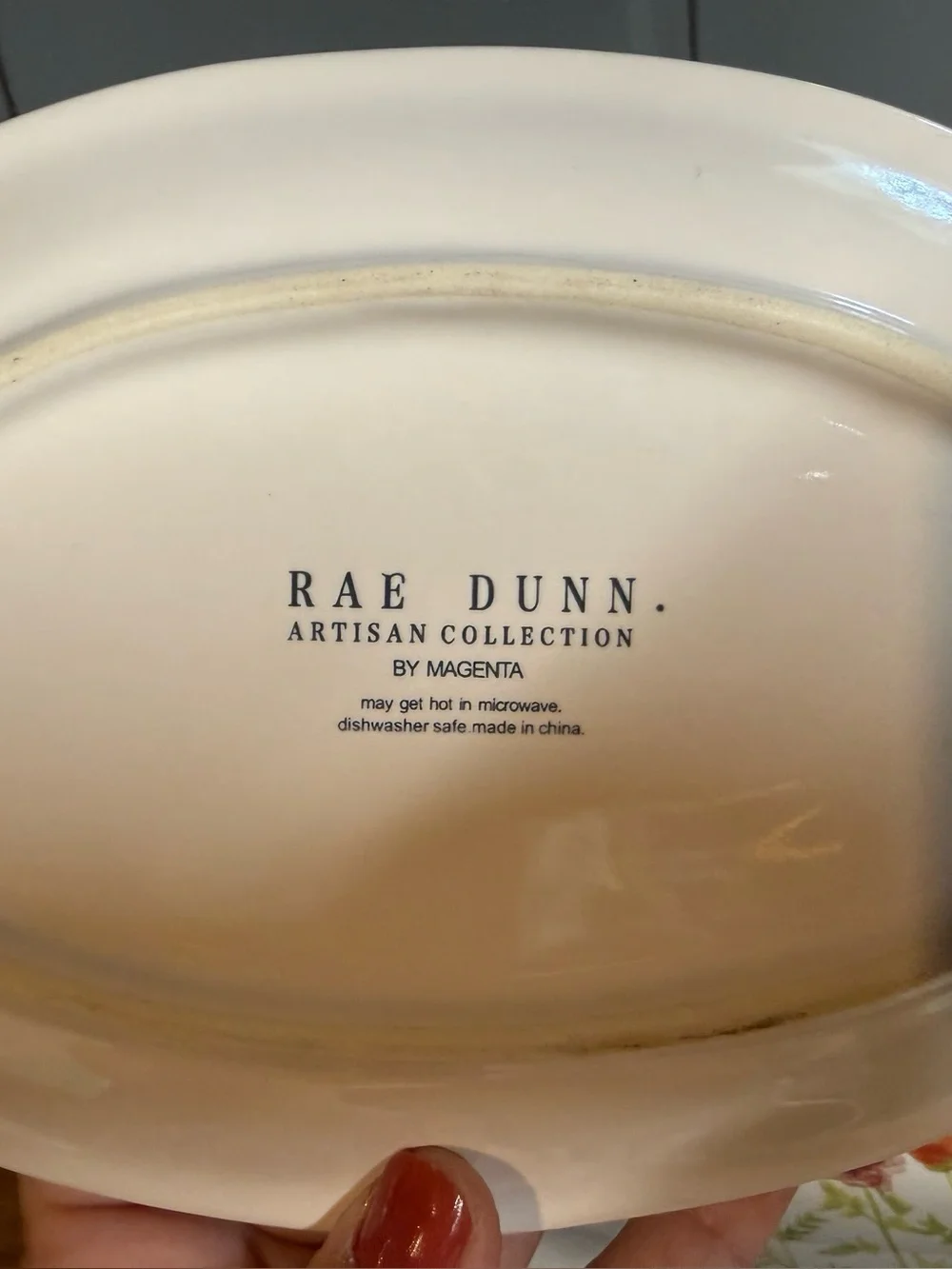 Rae Dunn set of 4 bunny plates
